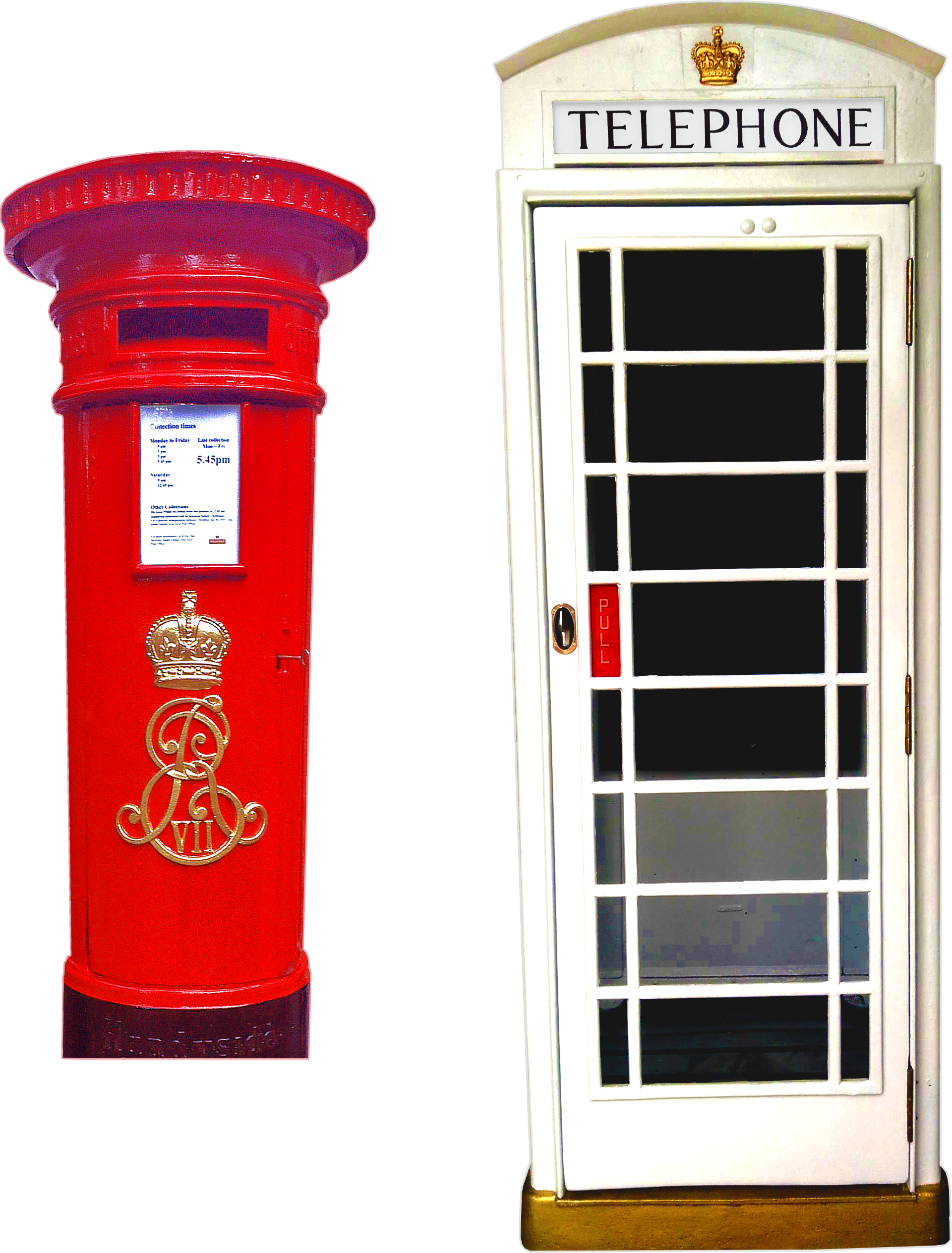 Bespoke Union Jack version of K6 Telephone Kiosk